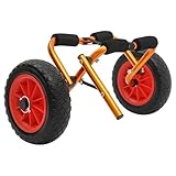 DSYOGX Aluminium Kajakwagen Faltbar, Faltbarer Outdoors Kajakwagen, Stand up Paddle Zubehör Kanuwagen Surfwagen,Max. Tragfähigkeit 80kg, Länge der Halterung 36cm