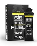 Science in Sport BETA Fuel + Nootropica Gel 6 x 60ml Apfel - Energiereiches Kohlenhydrate Gel mit 40g Kohlenhydrate, Energy Gel für Ausdauersportler