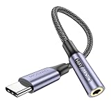 MOSWAG USB Typ C auf 3.5mm Kopfhörer Jack Adapter, Audio USB C auf Aux Dongle Kabel für iPhone 16 Pro Max/16 Pro/16 Plus/16/15 Pro/15, Samsung Galaxy S24 S23 S22 S21 S20, Huawei, Pixel, ipad und mehr