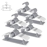 Vicye 30 stück Mitwachsende Kleiderbügel Kinderkleiderbügel,Baby Kleiderbügel Platzsparend,28cm-35cm Einstellbare kleiderbügel Kinder,rutschfeste Kinderbügel,für Babykleidung und Kinderbekleidung