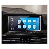 Dnhqknog GPS Displayschutzfolie Für VW Für Golf 8 Für MK8 2020–2023 GTI R Für Line Displayschutzfolie Aus Gehärtetem Glas Navigationssysteme(Navigation 10 inch)