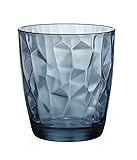 Cosecha Privada Bormioli Rocco Diamond Wasserglas, 305 ml, Blau, 6 Stück