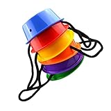 TOYANDONA 1 Satz Pflaumenhaufen Hindernis Springen Im Freien Ausbalancieren Sensorische Ausrüstung Gleichgewichtstrainingsspielzeug Stelzen Spielplatz Abs
