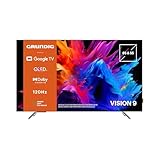 Grundig 55 GOB 9480 Fernseher 55 Zoll (139 cm) Google TV, OLED TV, 4K UHD, Dolby Vision IQ, Dolby Atmos, 60 W Sound, Hey Google Sprachsteuerung, Smart TV, Bluetooth, Silber