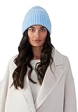 Style & Republic Damen Mütze-Beanie - deine kuschelige Wintermütze für stilvolle Herbst- & Winter-Momente - Blau