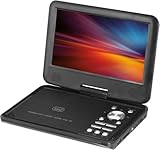 DBKW Tragbarer DVD-Player und Spielekonsole in Eins Trevi klappbar 9Zoll Monitor 12V & 230VSD Card, USB 2.0 Gamepad Fernbedienung