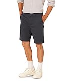 Amazon Essentials Herren Classic-Fit-Chino-Shorts, 23cm, Dunkles Marineblau, 42W