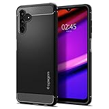 Spigen Rugged Armor Hülle Kompatibel mit Samsung Galaxy A04s und Samsung Galaxy A13 5G -Schwarz