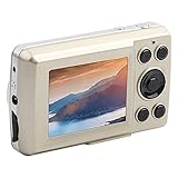 EBTOOLS Digitalkamera, -Videokamera, 16 MP, 720p, 30 fps, Zoomkamera, 16-facher Zoom, 2,4-Zoll-Bildschirm, mit Datenleitung für Kinder, Anfänger, Jugendliche (Gold)