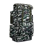 FBHDKJNFG Bergsteigen Wandern Rucksack, 134L Wanderrucksack Atmungsaktiv(2132d)