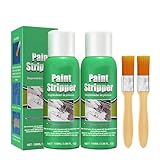 High-Efficiency Paint Remover,Farbentferner Für Metall,Strong Paint Remover,Autolackentferner Metalloberflächen Abbeizpinsel Abbeizer Set (2pcs)