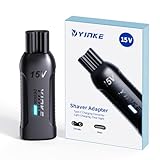 15V HQ8505 Typ-C Rasierer Ladegerät Adapter Ladekonverter für Philips Oneblade QP6530/QP6520/QP6620/QP6510, Shaver Series mit Ladeanzeige, HQ850 Mini USB-C Konverter Charger Adapter (ohne Kabel, 1 PC)