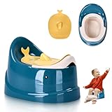 Happy Po Töpfchen für Kinder - Toilettensitz für Kinder aus Kunststoff für einfaches Töpfchentraining zu Hause - Bequemes und sicheres Design für Jungen und Mädchen - kindertoilette - kinder wc