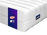 Traumnacht XXL Orthopädische 7-Zonen Tonnentaschenfederkernmatratze, 22cm Matratzenhöhe, Härtegrad 3 (H3), 80 x 200 cm, Öko-Tex zertifiziert, produziert nach deutschem Qualitätsstandard