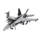 Revell F/A-18E Super Hornet, Flugzeugmodellbausatz 1:32, 57,3 cm Luftfahrt Unlackiert