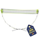 Best Sporting Badminton Netz Outdoor 300 x 150 cm I Tragbares Federball Netz für Garten mit Tragetasche I Federballnetz - schnell und einfach aufgebaut für Spielspass am Strand und im Garten