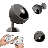 Ayolofei Mini Überwachungskamera Innen, WLAN 1080P Sicherheitskamera mit Nachtsicht Bewegungsmelder, Mini Kamera Übertragung Handy APP mit Kostenloser Cloud-Speicher für Baby Alten Haustier