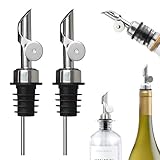 banjiabb 2 Stück Olivenöl Ausgießer,Ausgießer Für Ölflaschen,Flaschenausgießer,Ausgießer Spirituosen,Ausgießer,Flaschenausgießer Für Öl,Fur Schnaps, Bars, Partys Und Zuhause Öl-Ausgießer