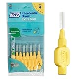 TePe Interdentalbürsten Extra Soft Gelb (ISO Größe 4: 0,7 mm) / Für eine besonders sanfte & effiziente Reinigung der Zahnzwischenräume / 1 x 8 Interdentalbürsten