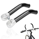 2 Stück Aluminium Bike Handlebar Grips Non-Slip Ergonomic Bar Ends Fahrrad Lenkerhörnchen 15 cm Fahrradgriffe Rutschfester Mountainbike Rennrad Lenkerende for Mountain and Road Bikes