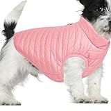Wintermäntel für kaltes Wetter für Hunde,Gemütliche, wasserdichte, Winddichte, wendbare Winter-Hundejacke - Haustier-Herbstweste Bequeme Winddichte Hundeweste Große Hundekleidung für kleine Generic