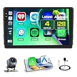 Fuluku 9 Zoll [Incell-Touchscreen] Android 15 Autoradio für Toyota AURIS 2013-2015 mit Kabellosem Carplay Android Auto, 4+128G Radio mit Bluetooth/GPS/Rückfahrkamera/FM/RDS/EQ/WiFi/SWC/UI