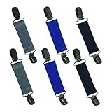 ZBKJYILF Hosenträger Damen, Hosenträger Clips, Cardigan Clip, 6 Stück, Unisex-Hosenträger - passend für Pullover, Hemden, Rock, Schürzen und Jacken