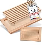 FEINHOLZ Brotschneidebrett mit Krümefach aus Buchenholz - 40cm x 25cm - Brotbrett geölt - Schneidebrett zum Brot schneiden für Baguette und Brötchen - Made in Europe - Brotschneidebrett mit Krümelfach