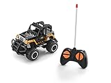 Revell 23492 RC Car SUV Jeep Wrangler QUARTER BACK Ferngesteuertes Auto, Schwarz/Orange, 14 cm