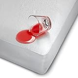 Brillant® Wasserdichter Matratzenschoner 90x200 – 100% Baumwolle, Atmungsaktiv & Antiallergen – Schützt vor Flüssigkeiten & Milben – Oeko-TEX Zertifiziert (90x200)