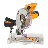 Hoteche 900W Kappsäge mit Laser 220-240V TCT Sägeblatt 190mm für präzise Schnittkapazität in 0°x0° 110x50mm 45°x0° 75x50mm für Kapp und Gehrungssäge inklusive Zubehör und Staubbeutel