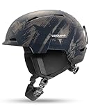 Odoland Skihelm Unisex, Snowboardhelm für Herren und Damen Jugendlich, Optimaler Schutz Belüftungssystem Größenverstellbar, Schneehelm für Erwachsene zum Skifahren/Snowboard