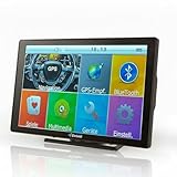 Elebest City 90 – 9 Zoll GPS Navi für Auto, LKW & Wohnmobil | Europa-Karten (52 Länder) mit Updates, Radarwarner, Fahrspurassistent, Bluetooth, POI-Datenbank & Freisprecheinrichtung