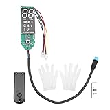 BuyWeek Elektroroller Dashboard für Ninebots MAX G30, Elektroroller Armaturenbrett mit Abdeckung, Klare Anzeige Elektroroller Leiterplatte Ersatz