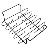 DOITOOL Edelstahl Grillrost Tragbar mit Antihaftbeschichteter Oberfläche Verdicktem Griff und Grillablage für Garten und Terrasse