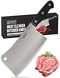 ORBLUE Hackmesser - Chinesisches Kochmesser, Scharfes Küchenmesser, Ideal als Metzgermesser, Fleischermesser und Hackbeil für Knochen, Perfektes Messer für die Küche