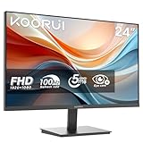KOORUI E2412F 24 Zoll Monitor, FHD 1920 x 1080 100Hz PC Monitor, HDMI 1.4, Eye Care Bildschirm, 5ms GtG 5° bis 15° neigbar, VESA 100 x 100mm