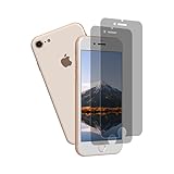 [2 Stück] für Folie iPhone 6s Blickschutz, Staubdicht Panzerglas für iPhone 7 Privacy Displayschutz, Hohe Auflösung Keine Blasen Displayfolie iPhone 6/6s/7/8/SE (2020)/SE (2022) Anti Spy Schutzfolie