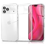NALIA Airflex passend für Apple iPhone 17 Pro Hülle (Kristallklare Silikonhülle), Transparentes TPU Cover, Schlank & Leicht, Anti-Gelb Effekt, Kratzfest & Robust, Handyhülle im Crystal Clear Design