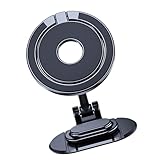 Pitadue Kfz-Handyhalterung, 360 Grad drehbar, faltbar, für allgemeine Armaturenbretter, Ständer für Betriebssysteme, Aluminium-Metall, Autohalterung