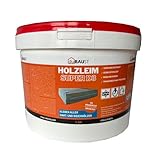 dubaust WOD24 Schnelltrocknender D3 Holzleim, wasserfest, für Hartholz und Weichholz, weiss - nach dem Aushärten transparent (1, 5Kg Eimer)