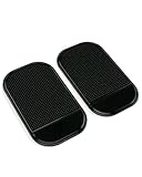 TECHNIGART 2X Anti-Rutsch-Matte fürs Handy - Auto-Halterung ohne Klebstoff für Smartphone, Brille, etc. - Haftmatte fürs Armaturenbrett - 2er-Set