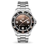 Ice-Watch - ICE steel Black sunset silver - Silbergraue Damenuhr mit Metallarmband - 016768 (Medium)