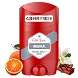 Old Spice Original Deo Stick für Männer, 50ml, 48H Frische, langanhaltender Duft in Parfümqualität, 0% Aluminiumsalze, keine Flecken auf Schwarz & Weiss, hergestellt aus 50% recyceltem Plastik