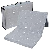 Reisebett Matratze 60x120 cm faltbar - Dicke Faltbare Matratze für Baby Klappmatratze Kinder Matratze Reisebett Monde