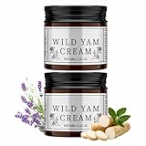 Wilderglow Wild Yam Cream for Hormonal Balance, Women's Organic Wild Yam Root Cream, Moisturizing Body Creams with Vitamin E Aloe Vera, Face & Body for Dry Skin (2)