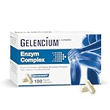 GELENCIUM® Enzym Complex hochdosiert mit Bromelain - 1.500 mg Enzym-Power - mit Rutin, Vitamin C, Zink & Selen - Vegan - 100 Kapseln