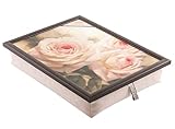 Andrews Living Knietablett mit Kissen Romantic Rose