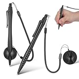 HEATSHAKING 2 Stück Stylus Stifte für Resistive Touchscreens mit Befestigungsschnur und Silikonhalterung Universelle Touchscreen Malstifte für Tablet Navigationssystem und Kassensystem