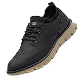 Generisch Trailrunning Schuhe Männer Sportschuhe Atmungsaktive Herren Freizeitschuhe rutschfeste Bergschuhe zum Wandern Komfortable Turnschuhe - Elastische Schuhöffnung und Abriebfeste Sohlen 40-48